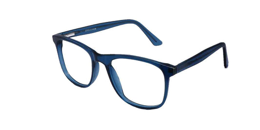 Blue Square Full Frame Eyeglasses For Men 2014