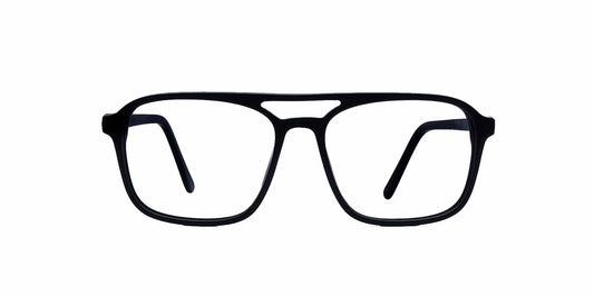 Black Square Full Frame Eyeglasses For Men - Specsview