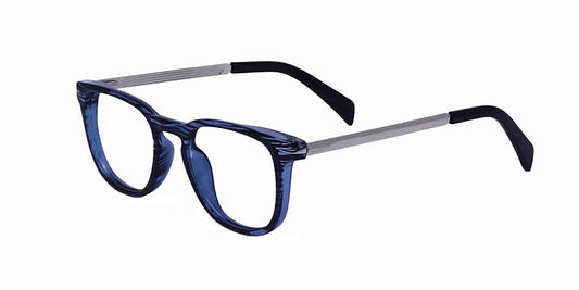 Blue Square Full Frame Eyeglasses For Men & Women - Specsview