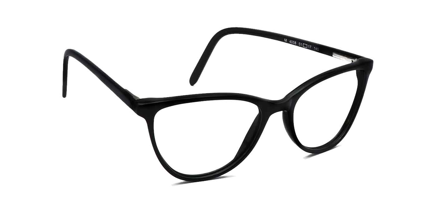 Black Cateye Full Frame Eyeglasses For Women - Specsview