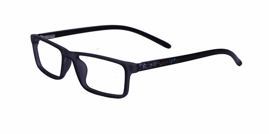 Grey Rectangle Full Frame Eyeglasses For Kids - Specsview