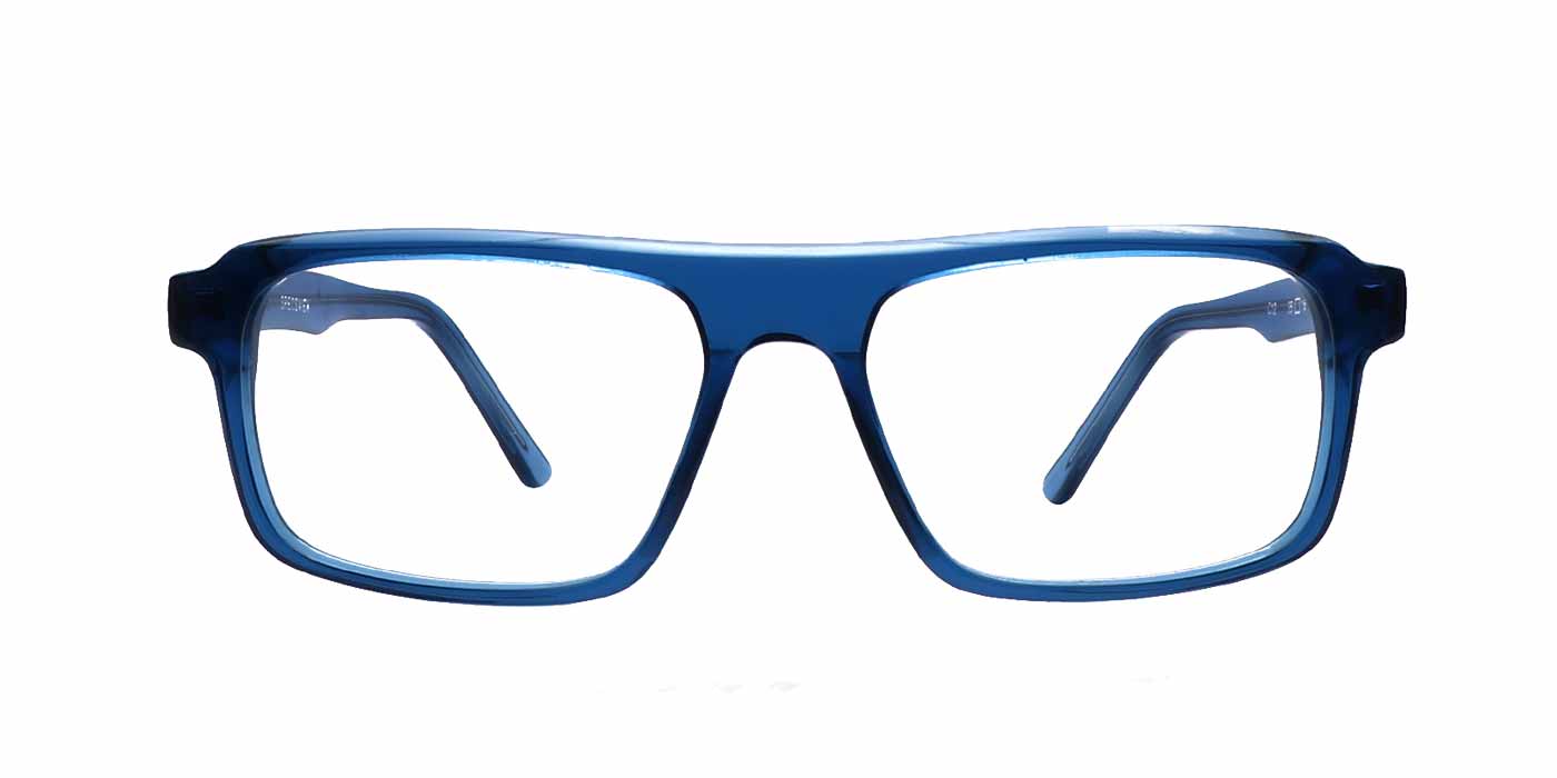 Blue Rectangle Full Frame Eyeglasses For Men & Women C12