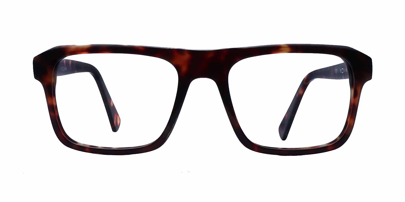 Brown Rectangle Full Frame Eyeglasses For Men - Specsview