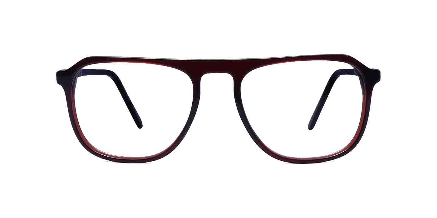 Brown Trapezium Full Frame Eyeglass For Men - Specsview