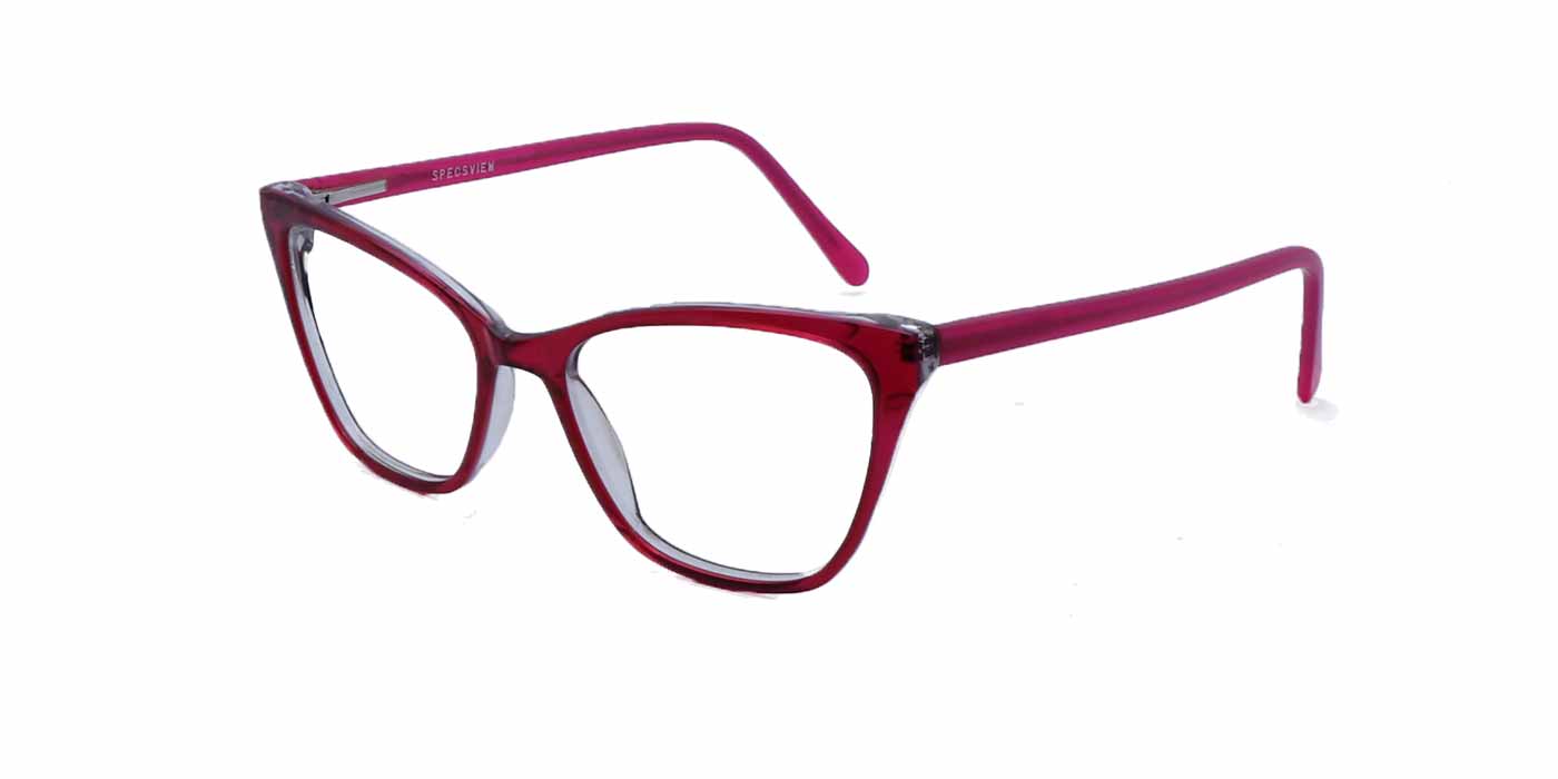 Cateye Full Frame Acetate Eyeglasses For Women C004