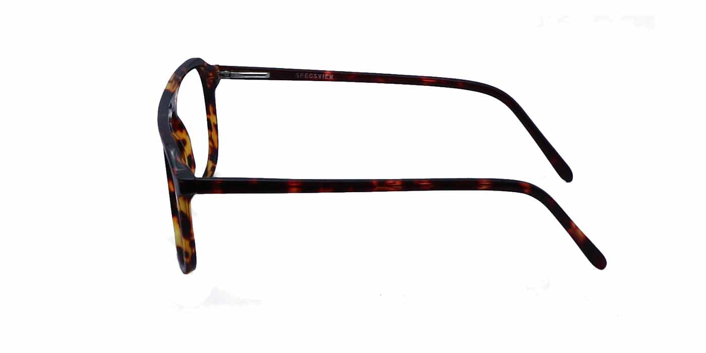 Tortoiseshell Trapezium Full Frame Eyeglass For Men - Specsview