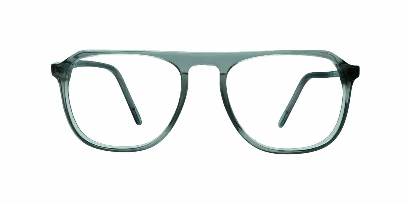 Green Trapezium Full Frame Eyeglass For Men - Specsview