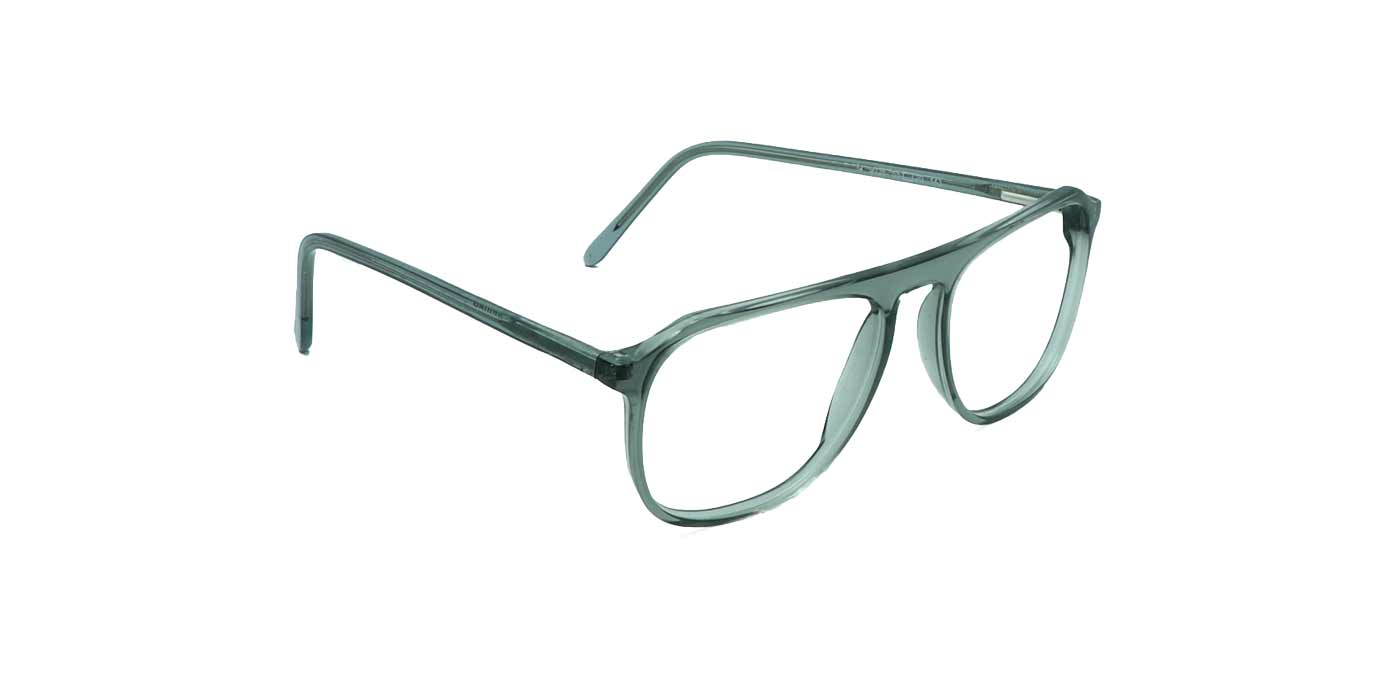 Green Trapezium Full Frame Eyeglass For Men - Specsview