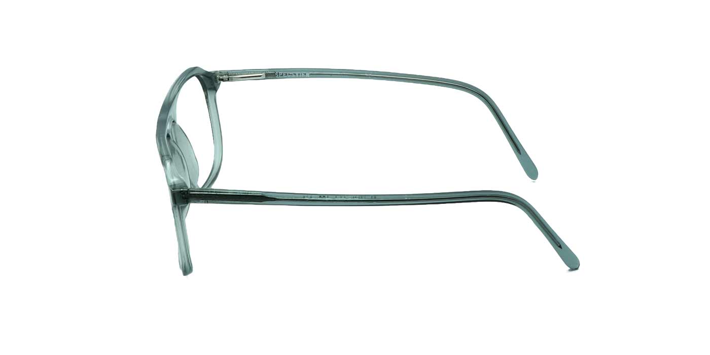 Green Trapezium Full Frame Eyeglass For Men - Specsview