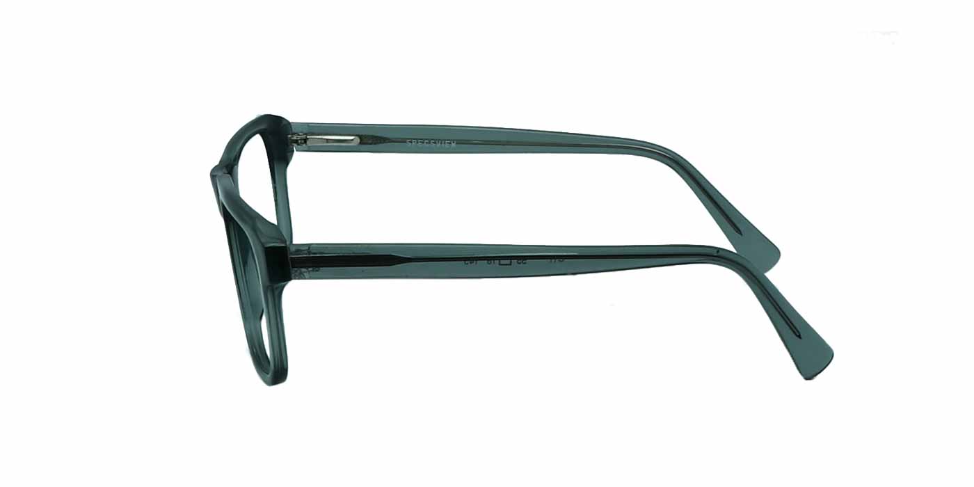 Green Rectangle Full Frame Eyeglasses For Men - Specsview