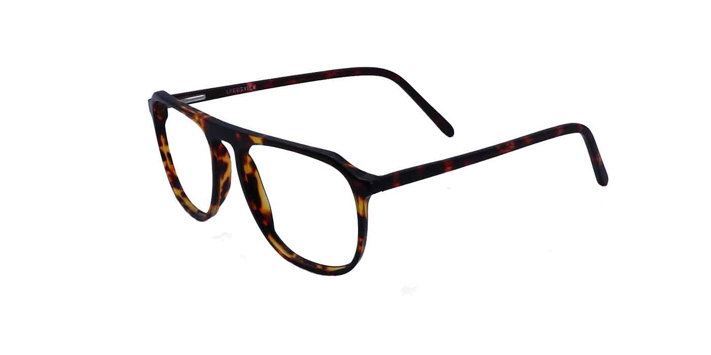 Tortoiseshell Trapezium Full Frame Eyeglass For Men - Specsview