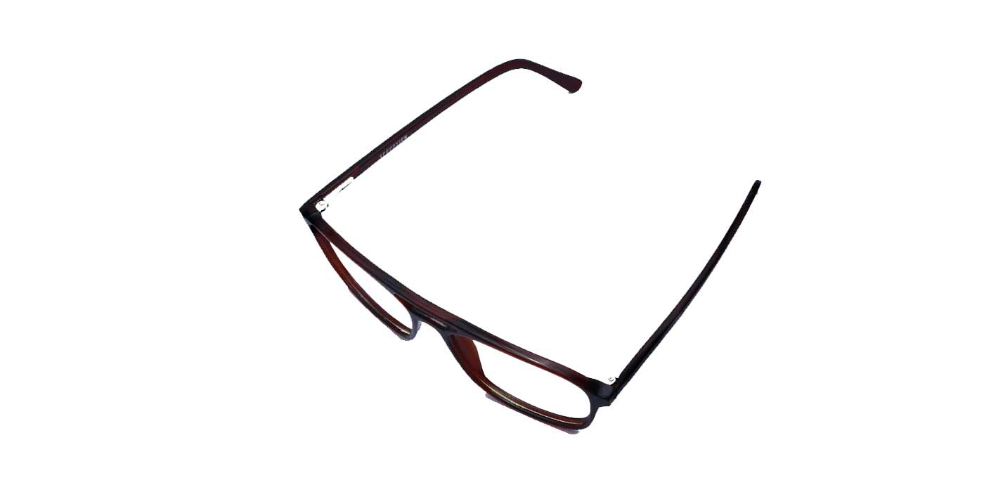 Brown Square Full Frame Eyeglasses For Men - Specsview