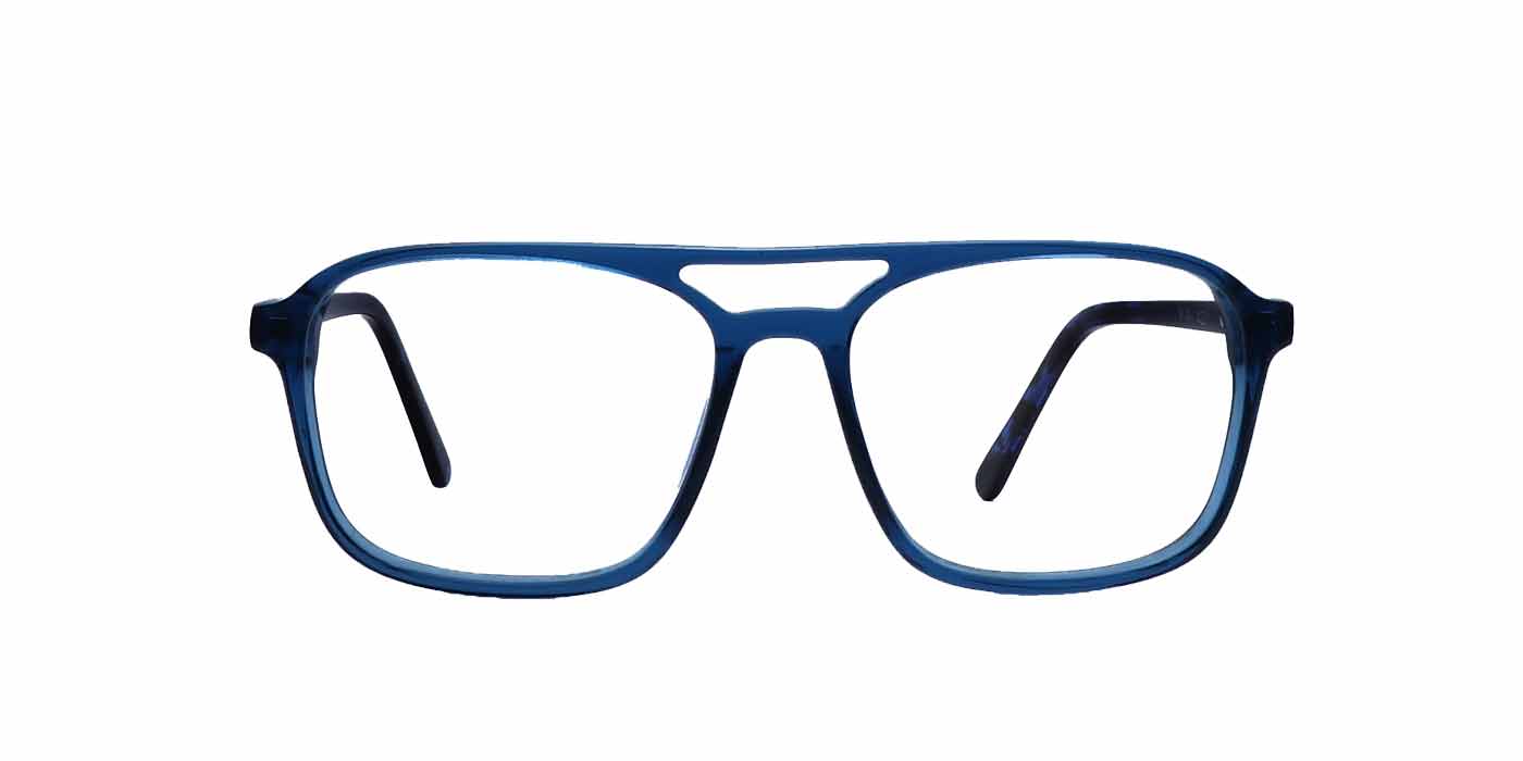 Blue Square Full Frame Eyeglasses For Men - Specsview