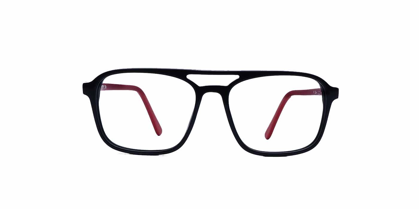 Black Square Full Frame Eyeglasses For Men - Specsview