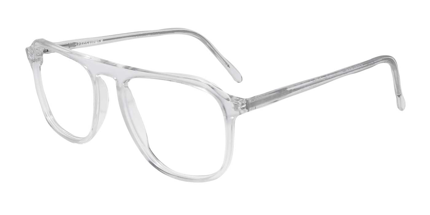 Transparent Trapezium Full Frame Eyeglass For Men - Specsview