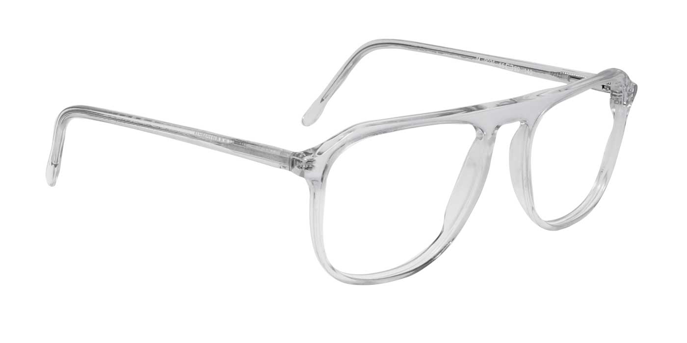 Transparent Trapezium Full Frame Eyeglass For Men - Specsview