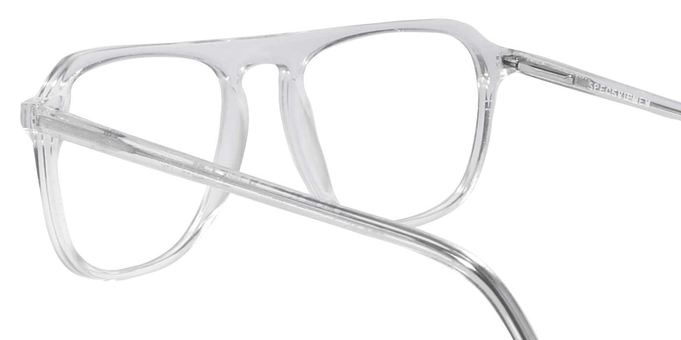 Transparent Trapezium Full Frame Eyeglass For Men - Specsview