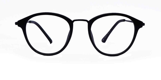 Black Round Full Frame Eyeglasses For Women - Specsview