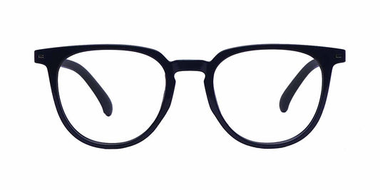 Blue Round Full Frame Eyeglasses For Men & Women - Specsview