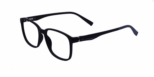 Black Blue Square Full Frame Eyeglasses For Men & Women - Specsview