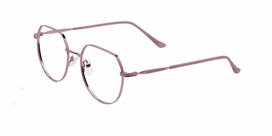 Pink Trapezium Full Frame Eyeglasses For Women - Specsview