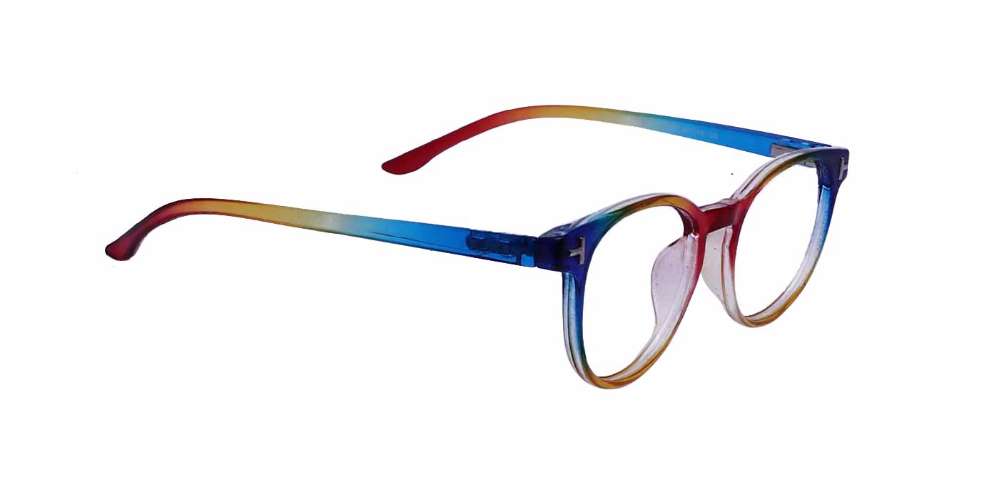 Multicolor Round Full Frame Eyeglasses For Kids - Specsview