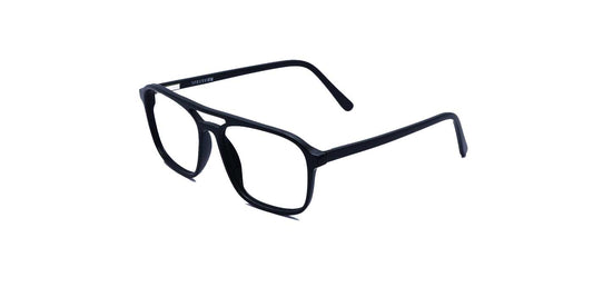 Black Square Full Frame Eyeglasses For Men - Specsview