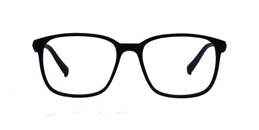 Black Blue Square Full Frame Eyeglasses For Men & Women - Specsview